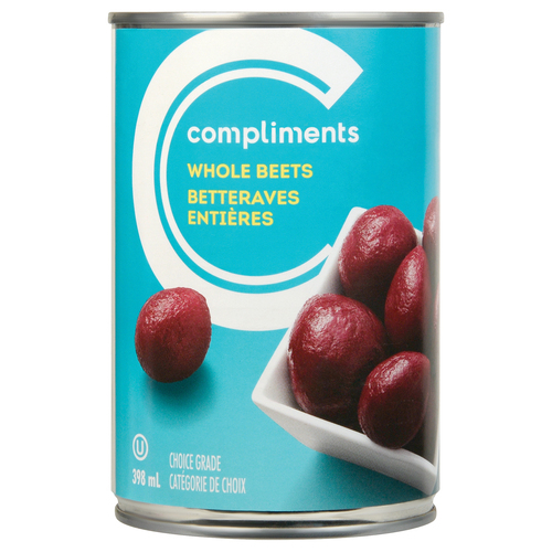 Whole Beets 398 Ml Compliments Ca