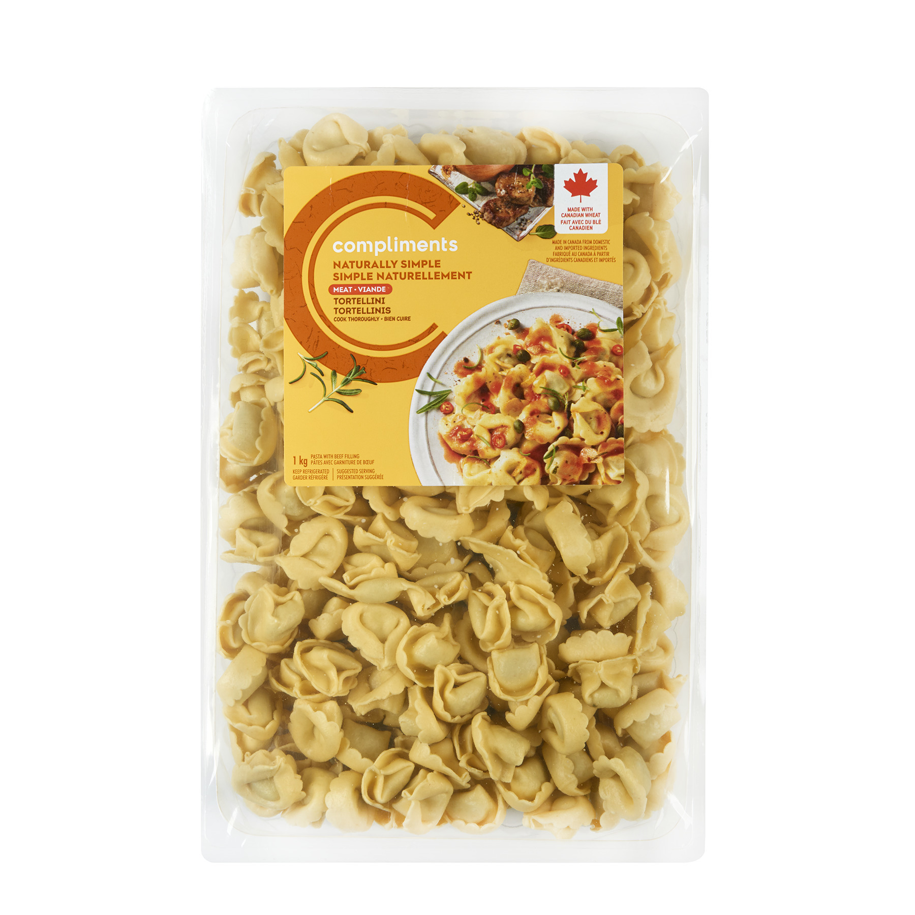 Naturally Simple Beef Tortellini 1 kg 