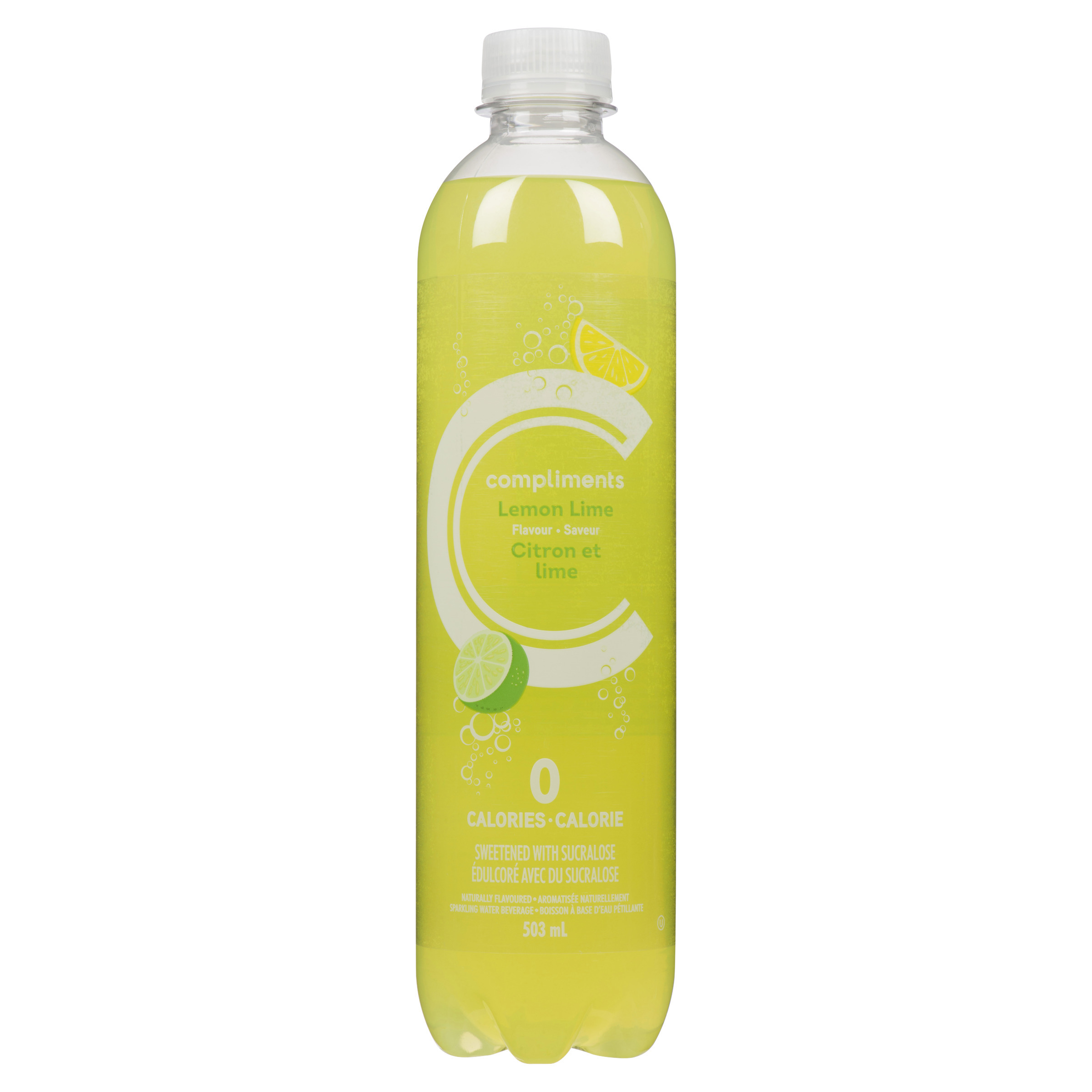 Sparkling Water Lemon Lime 503 Ml 