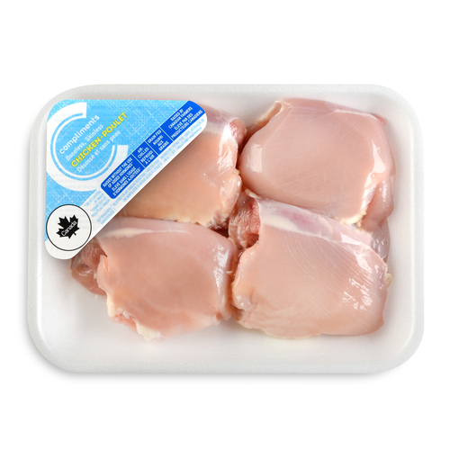 Chicken Thighs Boneless Skinless 4 Pack | Compliments.ca