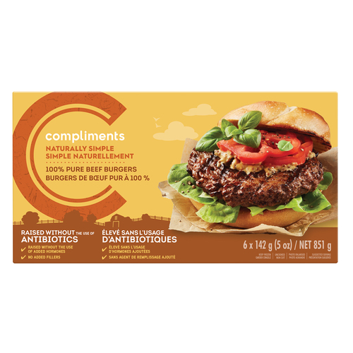 Compliments brand 'Super 8 Beef Burgers' recalled