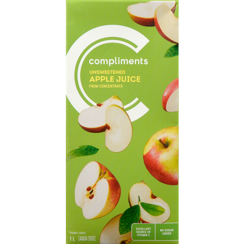 cal maid unsweetened apple juice