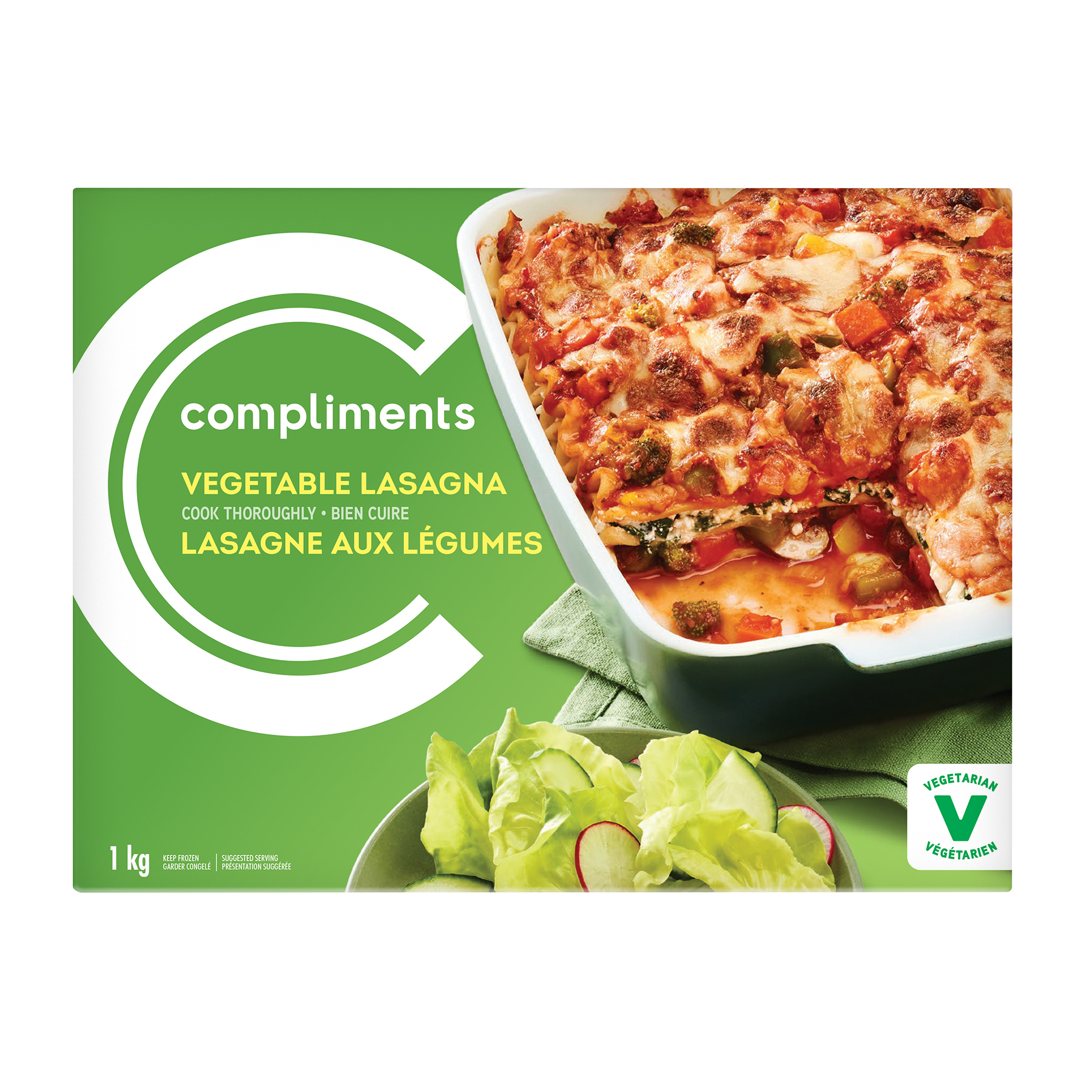 Vegetable Lasagna 1 kg 