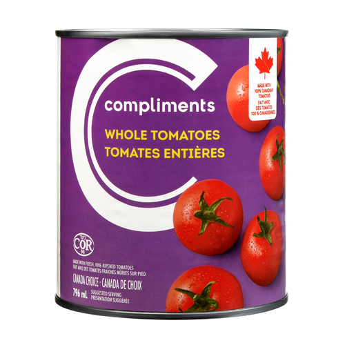 Whole Tomatoes Ml Compliments Ca