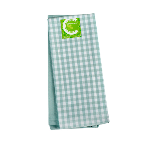 Mint Kitchen Towels 2 Pack Compliments Ca   Mint Kitchen Towels 2 Pack Gallery 1 Jpg 