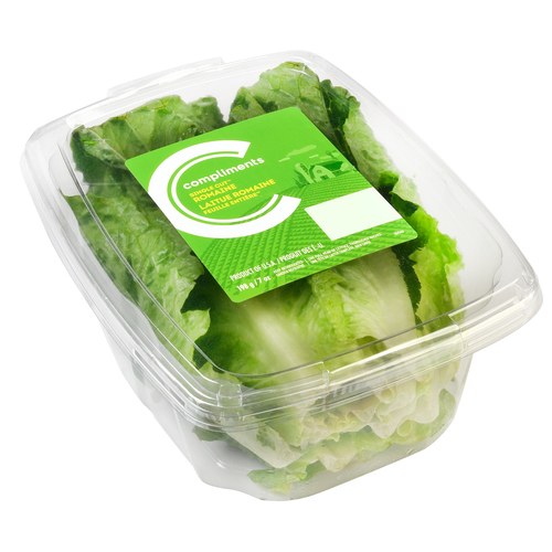 Romaine Leaves Single Cut 198 g | Compliments.ca