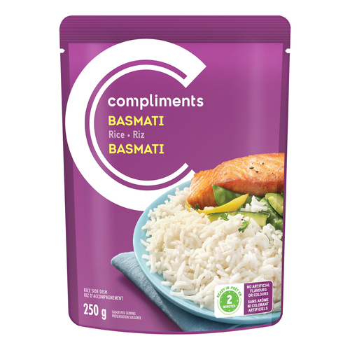 Instant Basmati Rice 250 g Compliments.ca