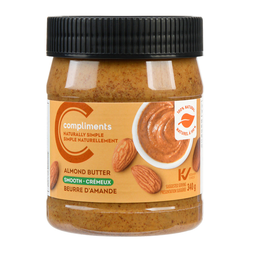 Naturally Simple Almond Butter Smooth 340 g