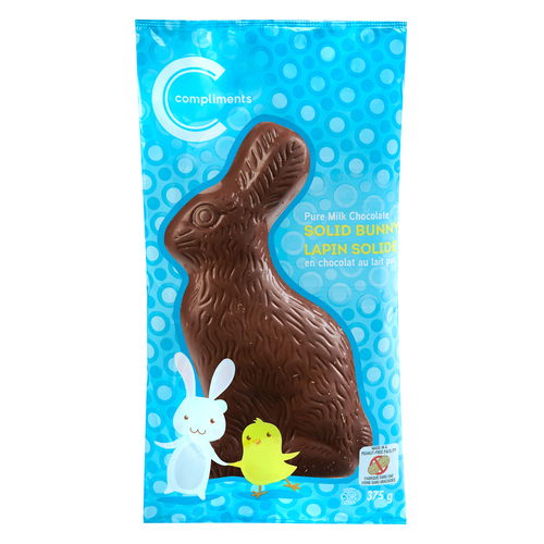 Milk Chocolate Solid Bunny 375 G Complimentsca