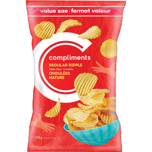 Ripple Potato Chips Regular 750 g | Compliments.ca