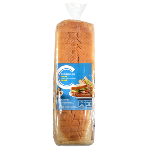 Great Value White Bread, 675 g