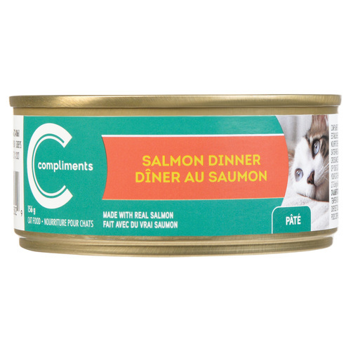 Pâté pour chats au saumon 300g - Ayala