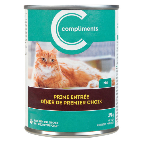 Wet Cat Food Prime Entree 374 g Compliments.ca