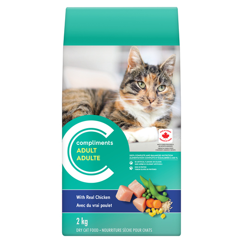 Dry Cat Food Chicken 2 kg Compliments.ca