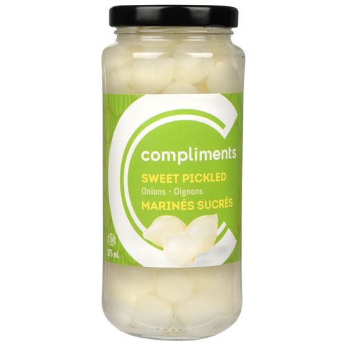 Pickled Onions Sweet 375 Ml Compliments Ca   Pickled Onions Sweet 375 Ml 1 