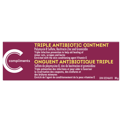 Triple Antibiotic Ointment 30 g Compliments.ca