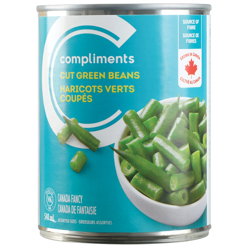 Cut Green Beans 540 Ml Compliments   Cut Green Beans 540 Ml 