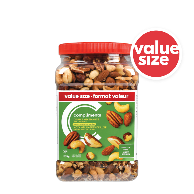 Jar of Deluxe mixed nuts