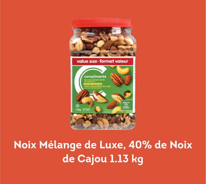 Noix Mélange de Luxe, 40% de Noix de Cajou 1.13 kg