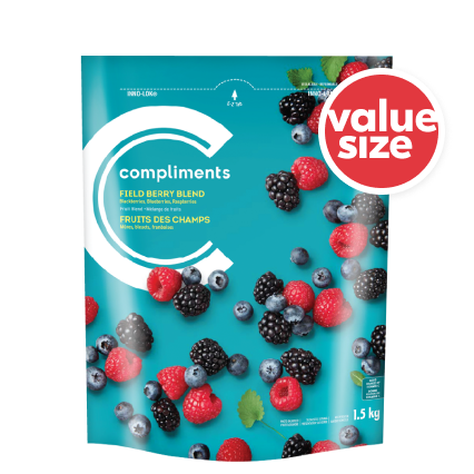 Compliments Frozen Fruit Blend Field Berry 1.5kg