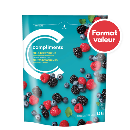 Compliments Mélange de fruits surgelés Baies des champs 1.5kg